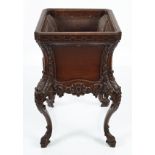 19TH-CENTURY MAHOGANY CHIPPENDALE JARDINIÈRE