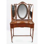 EDWARDIAN PERIOD SATINWOOD DRESSING TABLE