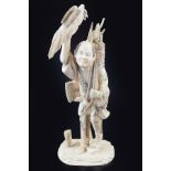 19TH-CENTURY JAPANESE IVORY FIGURE