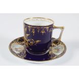NINETEENTH-CENTURY VIENNA CABINET CUP AND SAUCER