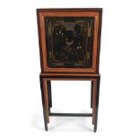 19TH-CENTURY JAPANESE LACQUERED CABINET ON STAND