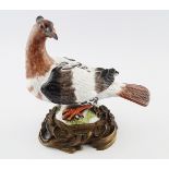 19TH-CENTURY MEISSEN PORCELAIN BIRD