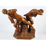 EARLY 20TH CENTURY CARVED WOOD SCULPTURE