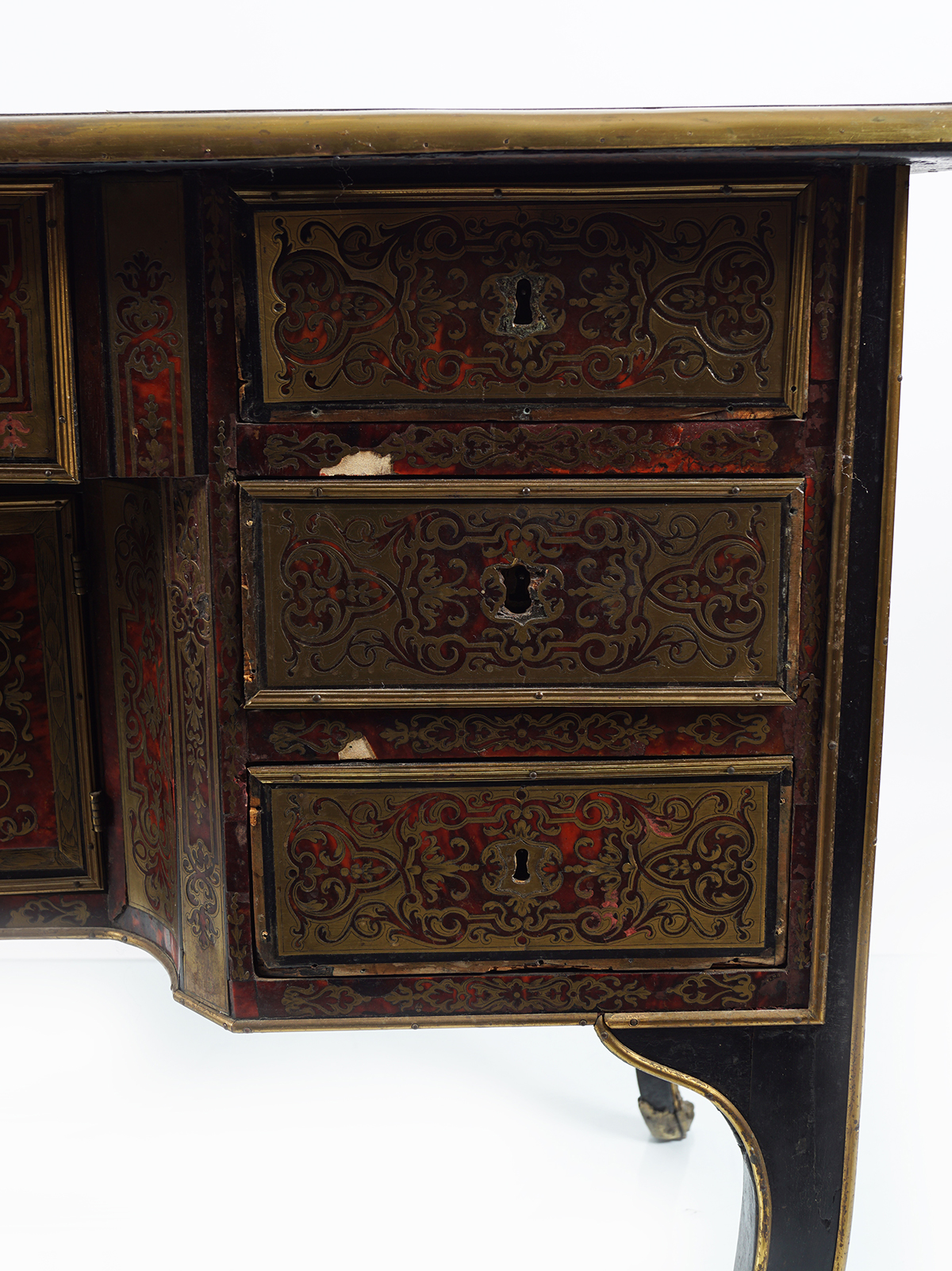 18TH-CENTURY BOULLE BUREAU MAZARIN - Image 4 of 7