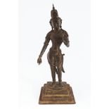 EARLY SINO-TIBETAN BRONZE BUDDHA