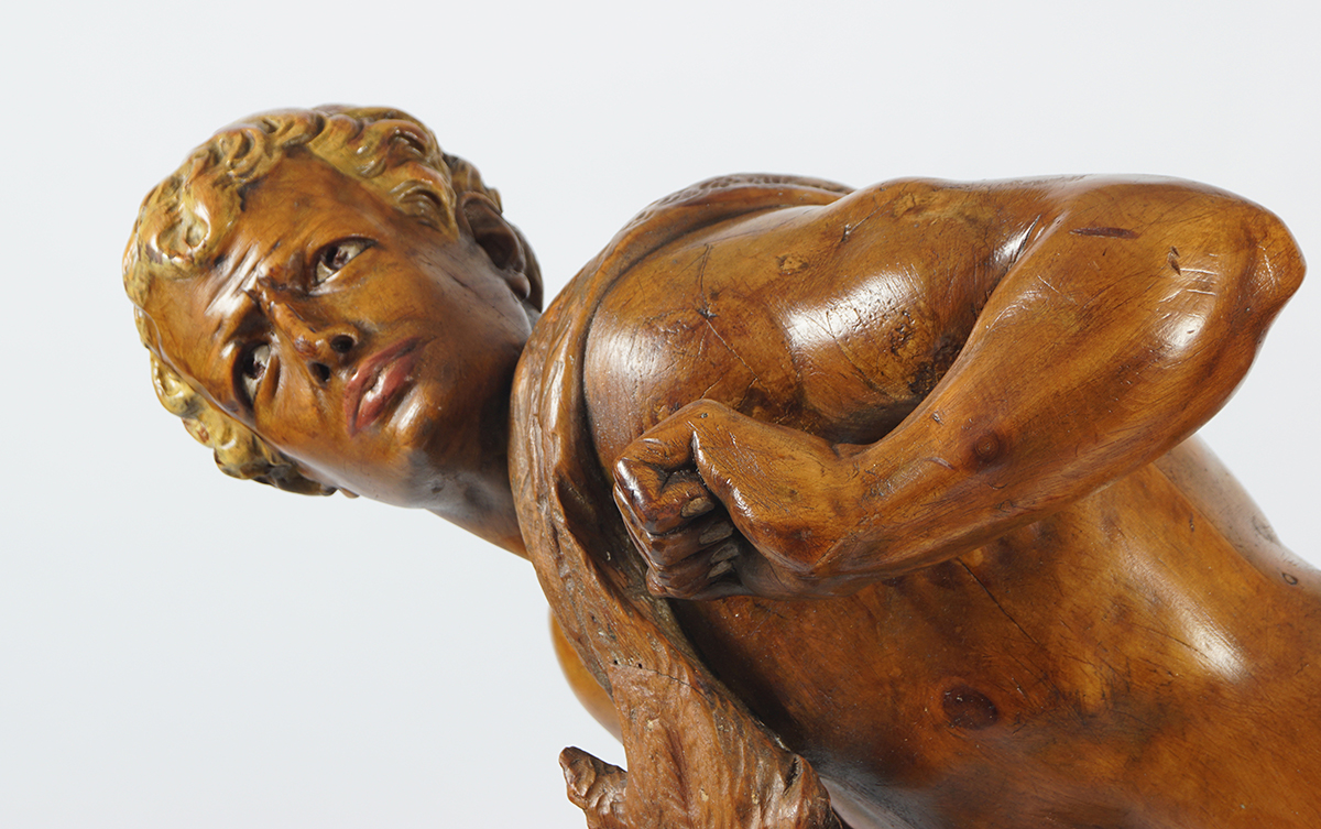 EARLY 20TH CENTURY CARVED WOOD SCULPTURE - Image 2 of 8