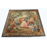 LATE 18TH/EARLY 19TH CENTURY AUBUSSON TAPESTRY