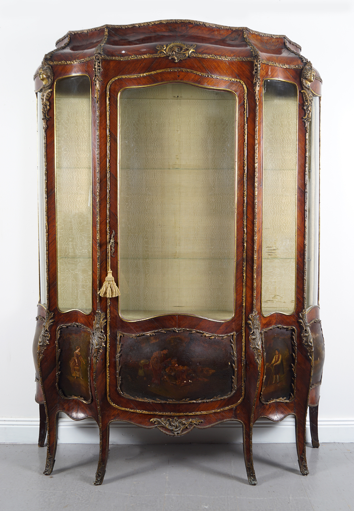 LARGE 19TH-CENTURY VERNIS MARTIN CABINET