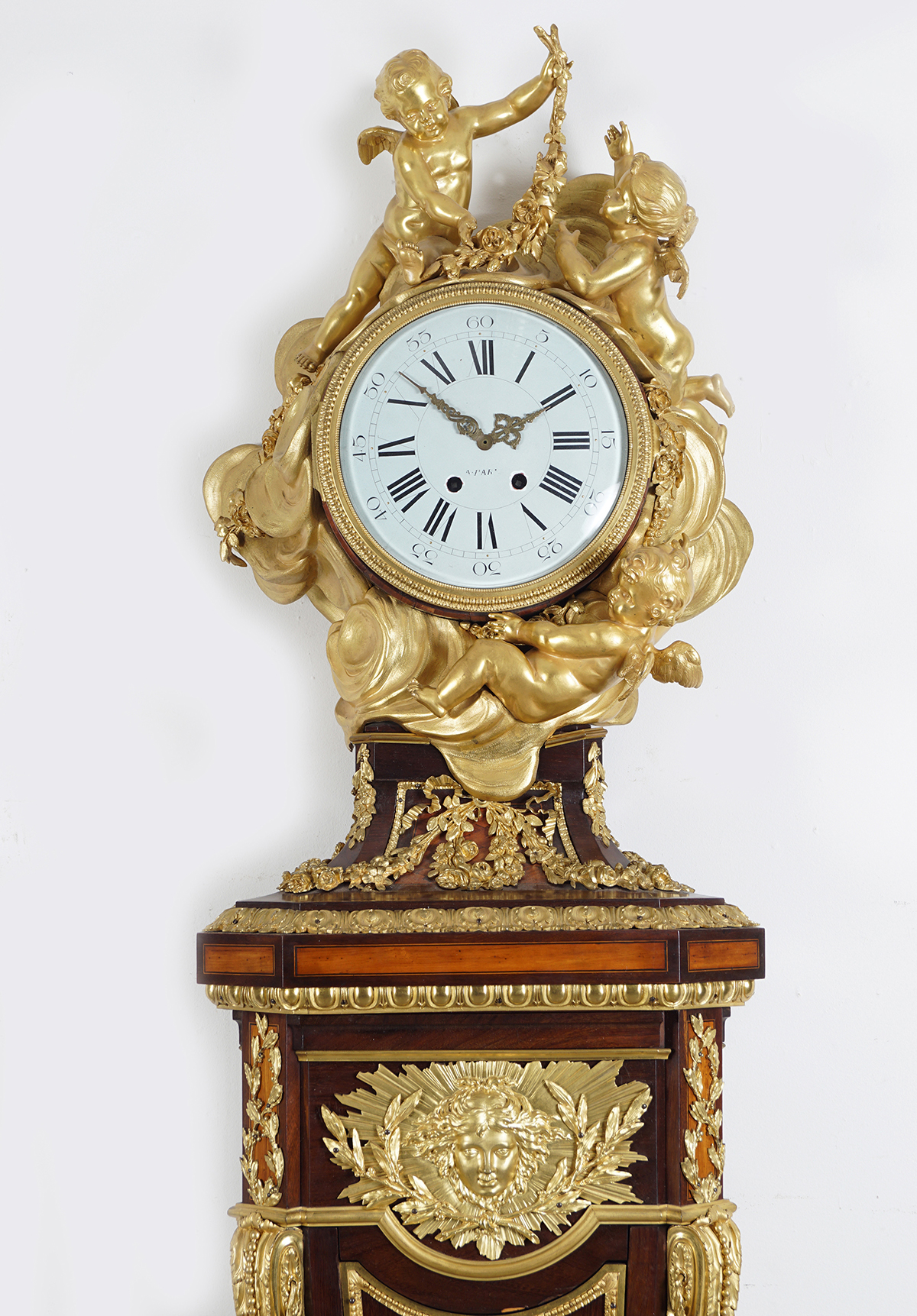 19TH-CENTURY ORMOLU MOUNTED KINGWOOD LONG CASE CLOCK - Image 2 of 9