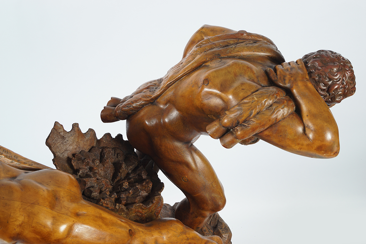 EARLY 20TH CENTURY CARVED WOOD SCULPTURE - Image 4 of 8