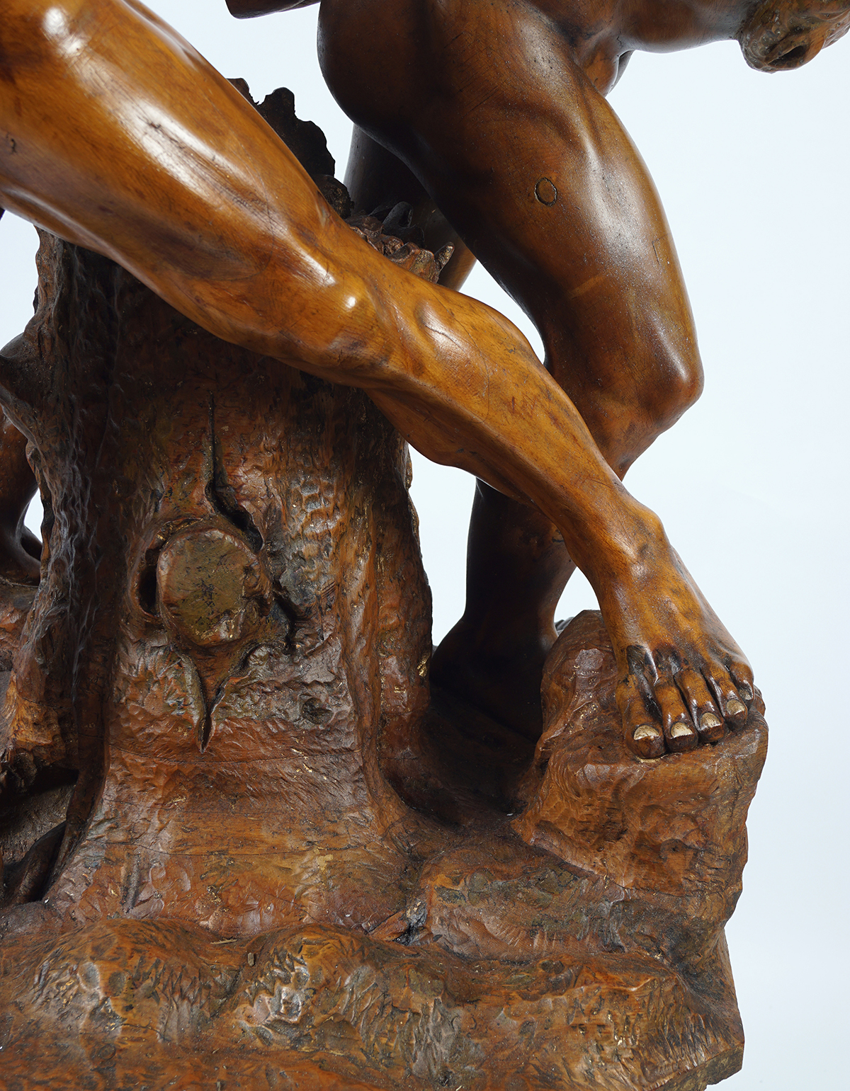 EARLY 20TH CENTURY CARVED WOOD SCULPTURE - Image 3 of 8