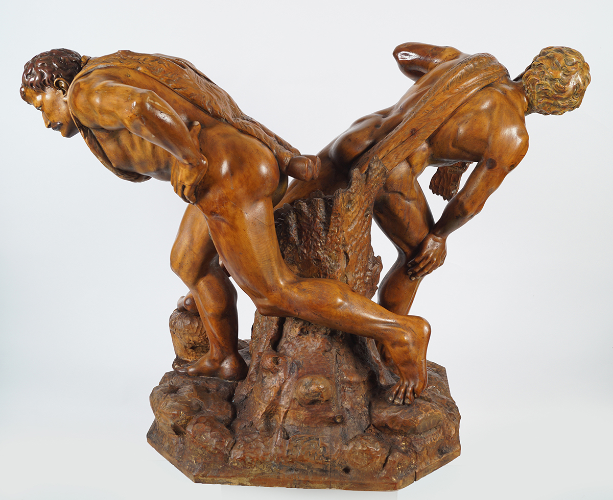 EARLY 20TH CENTURY CARVED WOOD SCULPTURE - Image 5 of 8