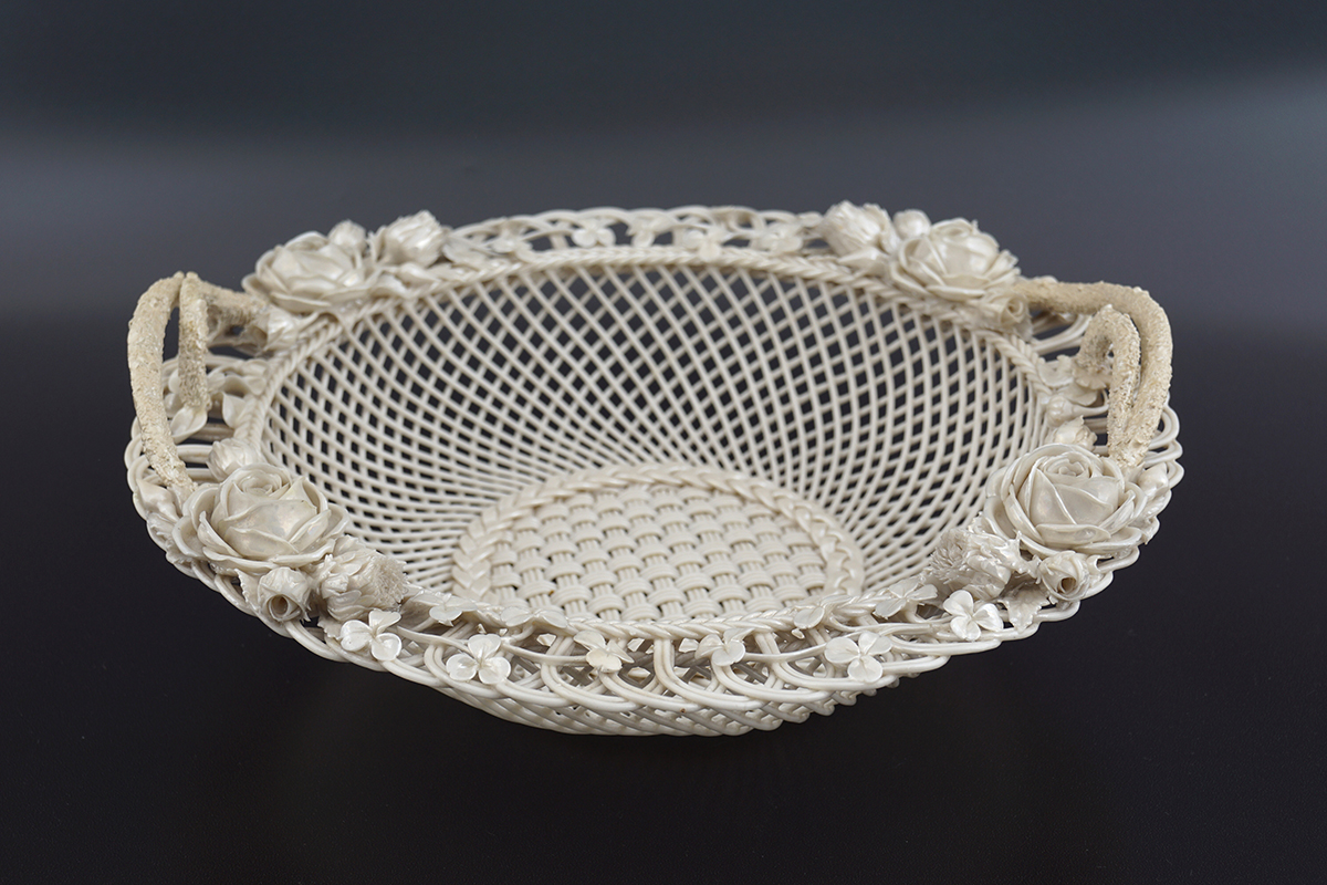 19TH-CENTURY FIRST PERIOD BELLEEK BASKET, (1863-1890) - Image 5 of 10