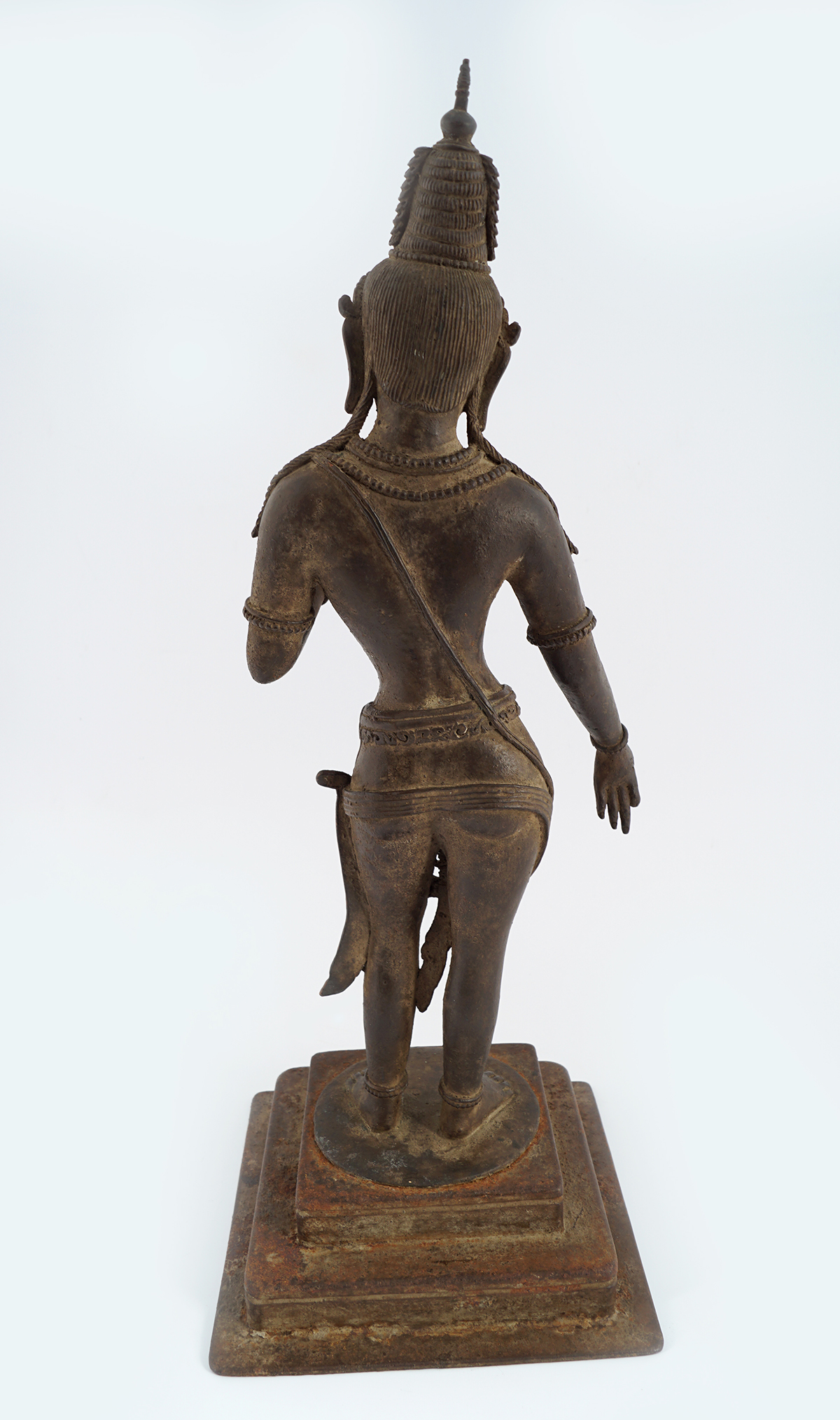 EARLY SINO-TIBETAN BRONZE BUDDHA - Image 5 of 7