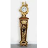 19TH-CENTURY ORMOLU MOUNTED KINGWOOD LONG CASE CLOCK