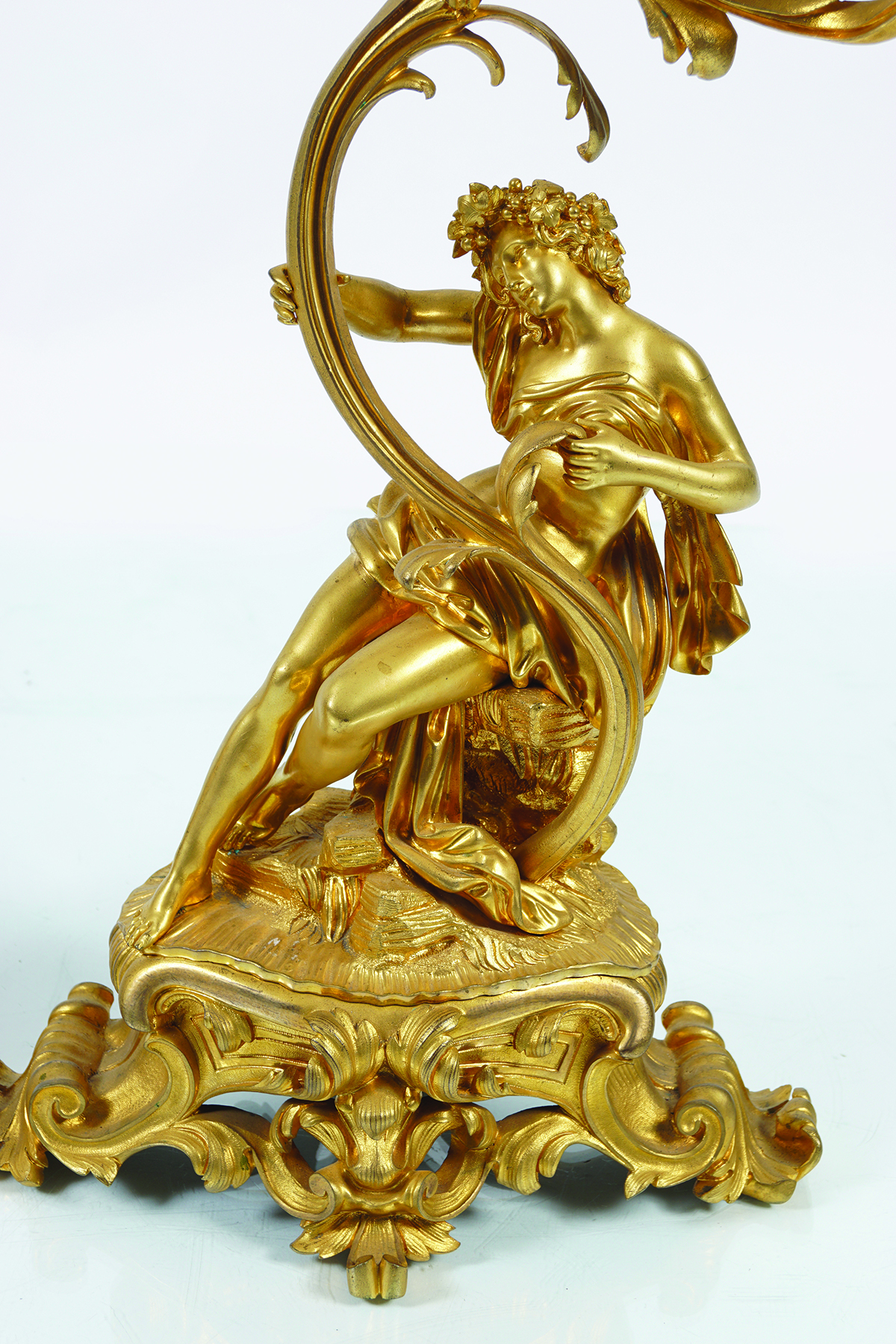 IMPORTANT 19TH-CENTURY FRENCH ORMOLU CLOCK GARNITURE - Image 2 of 10