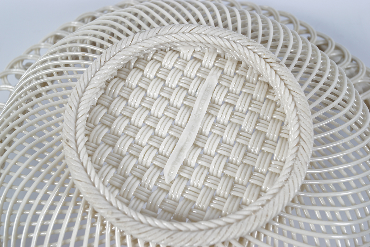 19TH-CENTURY FIRST PERIOD BELLEEK BASKET, (1863-1890) - Image 4 of 10