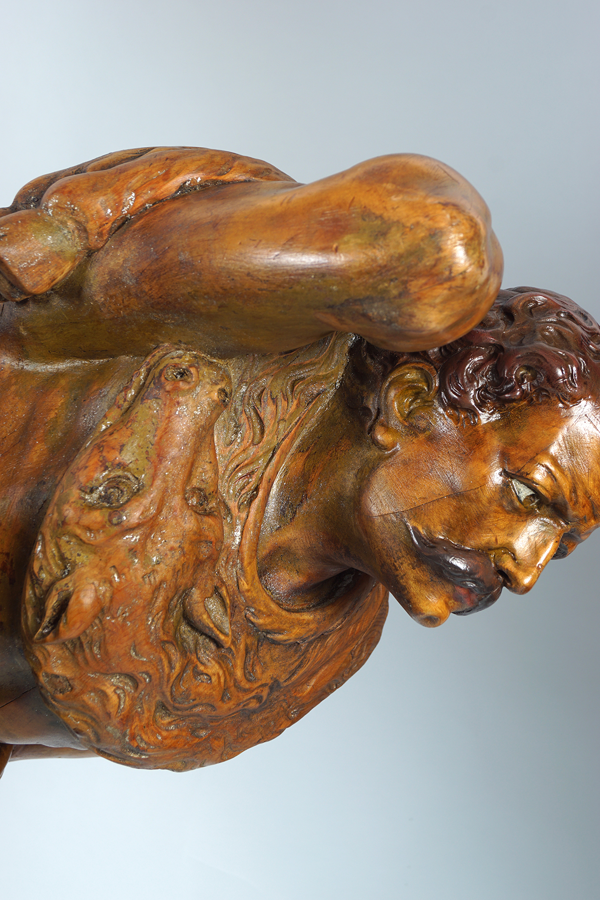 EARLY 20TH CENTURY CARVED WOOD SCULPTURE - Image 7 of 8