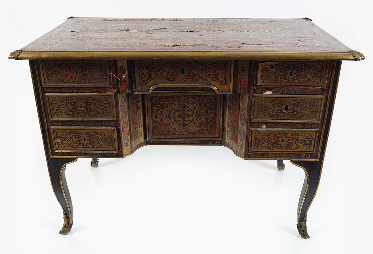 18TH-CENTURY BOULLE BUREAU MAZARIN