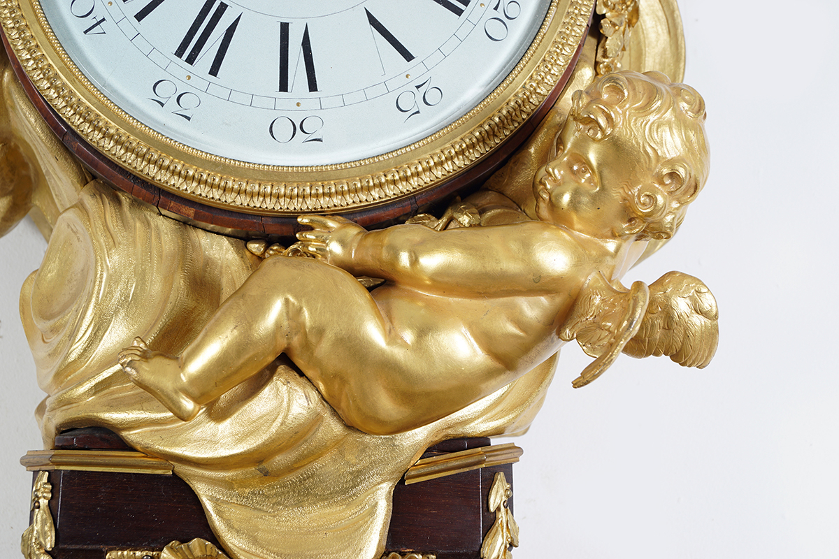 19TH-CENTURY ORMOLU MOUNTED KINGWOOD LONG CASE CLOCK - Image 7 of 9