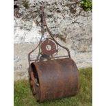 VICTORIAN CAST IRON GARDEN ROLLER