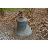 19TH-CENTURY BRONZE ESTATE BELL