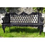 HEAVY CAST IRON GARDEN SEAT