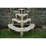 ORNATED CAST IRON GARDEN STAND