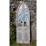 PAINTED GOTHIC ARCHED DOOR