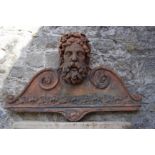 WALL MOUNTED TERRACOTTA BACCHANALIAN PLAQUE