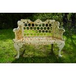 CAST IRON GARDEN BENCH