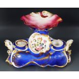 19TH-CENTURY FRENCH PORCELAIN PEN & INK STAND