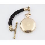 ELGIN R/GOLD FULL HUNTER FOB POCKET WATCH