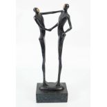 MODERN BRONZE SCULPTURE