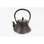 19TH-CENTURY CAST IRON KETTLE