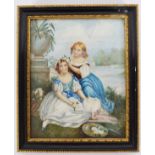 19TH-CENTURY PAINTED MINIATURE