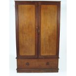 19TH-CENTURY MAHOGANY WARDROBE