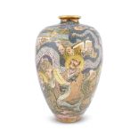 LARGE 19TH-CENTURY JAPANESE SATSUMA VASE