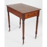 19TH-CENTURY MAHOGANY LIBRARY TABLE