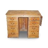 LARGE GEORGIAN PINE WRITING DESK