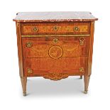 19TH-CENTURY KINGWOOD AND MARQUETRY COMMODE