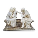 19TH-CENTURY MARBLE SCULPTURE GROUP