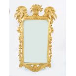 IRISH CARVED GILTWOOD PIER MIRROR