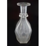 LARGE 18TH-CENTURY IRISH CRYSTAL DECANTER