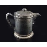 19TH CENTURY PEWTER THERMAL TEAPOT