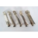 19TH-CENTURY CHINESE SILVER NAPKIN HOLDERS