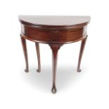 IRISH 18TH CENTURY MAHOGANY TEA TABLE