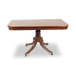 PAIR OF REGENCY MAHOGANY SIDE TABLES