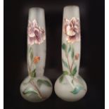 PAIR OF ART NOUVEAU GLASS VASES