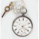 GENTS SILVER POCKET WATCH